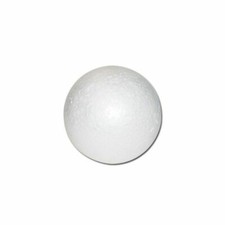 Sfera in polistirolo di diametro 15 cm - palla piena da decorare o colorare