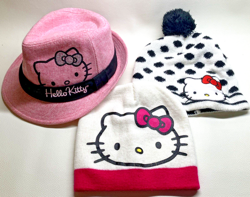 bonnet chapka hello kitty pailletté : Achat occasion | Casquettes