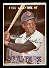 1967 Topps Baseball #64 Fred Valentine NM/MT *d2
