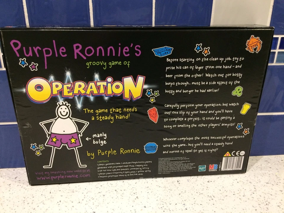 Operation Purple Ronnie COMPLETE MB Games - 2002 - Tested & Working - Image 3 of 4