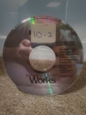 NO CD KEY Microsoft Works 4.5a Word Windows PC CD-ROM 1995 Office Suite
