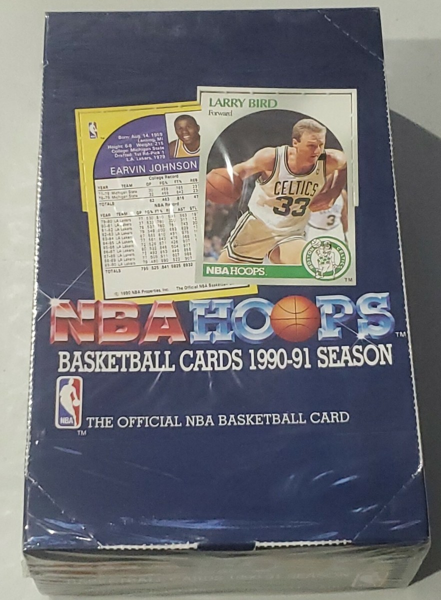 1990-91 NBA Hoops Basketball Wax Box | eBay