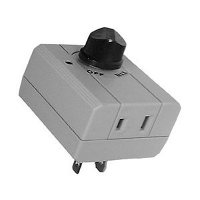 AC Plug-In Dimmer Switch - SPST / On - Off : 30-10194 by Philmore LKG