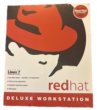 Red Hat Linux 7 Operating System Deluxe Workstation Sealed Box Software