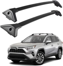 Richeer 260LBS Roof Rack Aluminum Cross Bars for 2019 2019-2024 RAV4, black 