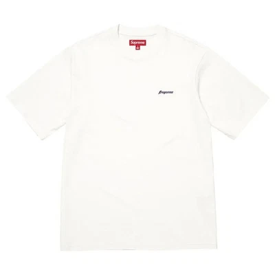 Supreme Washed S/S Top blanc - Photo 1/2
