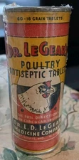 VTG DR LEGEAR'S POULTRY ANTISEPTIC TABLETS FULL SEALED BOX
