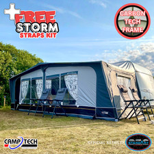 CampTech Savanna DL size 21 Full Seasonal Caravan Awning 1150-1175cm Fibre Frame