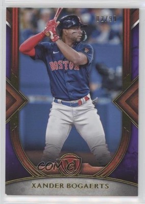 2022 Topps Museum Collection Amethyst 2/99 Xander Bogaerts #96 2y0