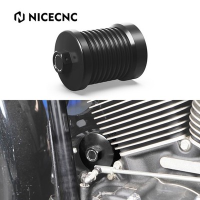 CNC Magnetic Oil Filter 62700296 For Harley Softail Slim FLSL 107 Standard FXST