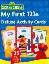 SESAME STREET MY FIRST 123'S DELUXE ACTIVITY CARDS SESAME