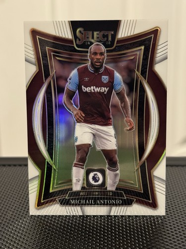 2024-25 Panini Select Premier League Michail Antonio White Prizm /20