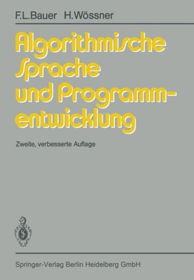 Partsch - Algorithmische Sprache und Programmentwicklung - New paperba - X555z