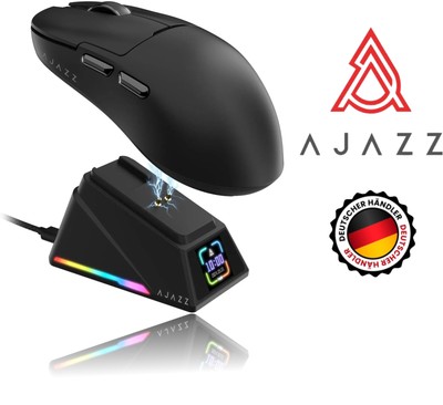AJAZZ AJ159 APEX PAW 3950 Pro 8K Gaming Maus Ladestation mit Display 42000 DPI