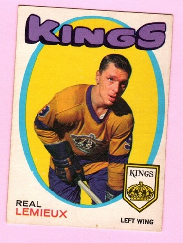 Real Lemieux #154 1971 O-Pee-Chee card