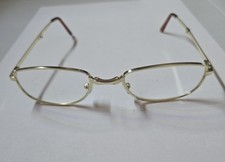 Vintage Folding Glasses 125 Gold Plated with Zipping Case