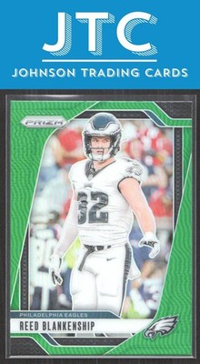 2024 Panini Prizm Reed Blankenship Green Philadelphia Eagles (EX)