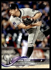 2018 Topps Bryan Shaw Colorado Rockies #363