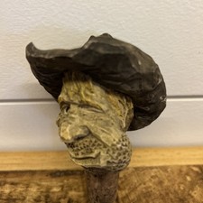 Chris Hammack Cowboy Carvin's Bottle Stoppers Jaw full of Tobacco