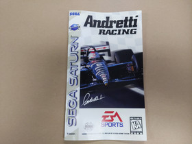 Andretti Racing Sega Saturn Complete in Box