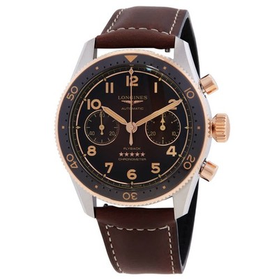 Longines Spirit Flyback Chronograph Automatic Brown Dial Watch L3.821.5.59.2