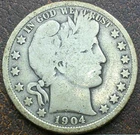US 1904 Barber Half Dollar  **