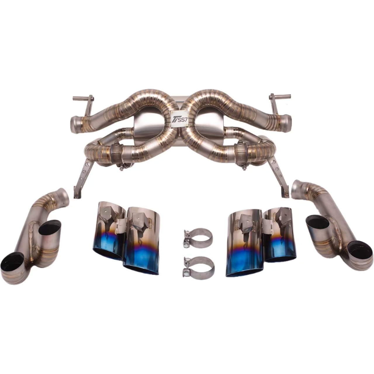 Fits 2015-2019 Lamborghini Huracan LP580 LP610 Titanium Catback Exhaust System