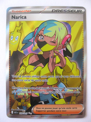 CARTE POKEMON NARICA 257/217 HEROS TRANSCENDANTS MEGA EVOLUTION ME2.5 FR