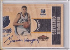 Greivis Vasquez Rookie Autograph 366/399 Memphis Grizzlies 10/11 Threads #22 RC