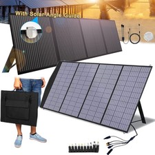 300W Foldable Off Grid Solar Panel w/Kickstand For Power Station RV Camping Trip