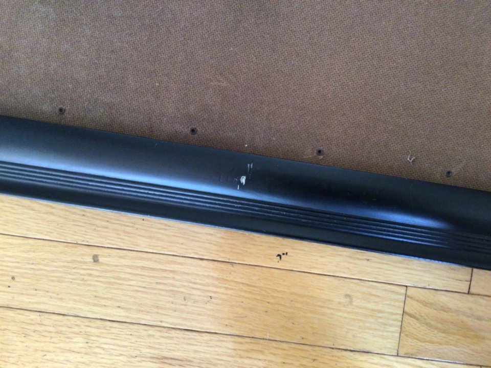 Antiguo marco de fotos acanalado negro 32" x 26" Foto 3 de 4