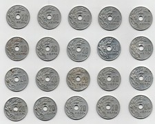GREECE 1959 - 20 Lepta - Lot of 20 Coins - KM# 79