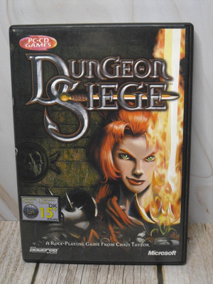 Dungeon Siege - PC CD-ROM Windows Spiel 2002 2 Disc mit Handbuch - Retro - c5