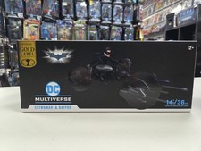 McFarlane Dark Knight Trilogy CATWOMAN & BATPOD New Sealed SEE PICTURES