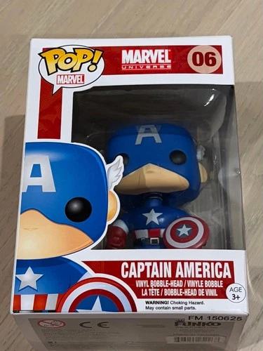 Funko Pop! Vinyl: Marvel Universe- comic book Captain America #06 never opened