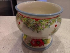 The Pioneer Woman Holiday Cheer footed candy dish mint condition low fast shipng