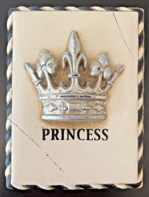 Sid Dickens Memory Block T-59 Princess (Silver) Crown w/Meaning Label ~ Retired