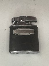 Ronson PRINCESS Lighter w/ Black Leather Wrap Made in USA Vintage NOT Engraved