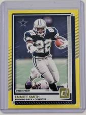 2025 Panini Donruss - Emmitt Smith - #4 - Press Proof Yellow - Dallas Cowboys