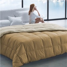 Trapunta Matrimoniale MOLINA 100% piumino d'oca Art. CLASSIC UNITO doubleface VA