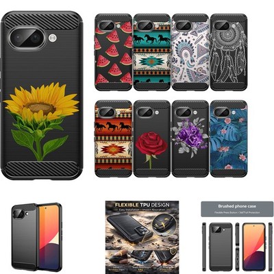 Case For [Google Pixel 9A][Flex TPU Fiber SET11] Unique Slim Flexible