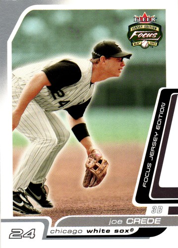 2003 Fleer Focus Jersey Edition Joe Crede #76 card