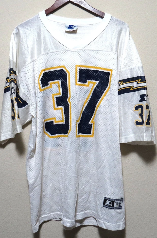 Camiseta deportiva de colección Starter RODNEY HARRISON #37 Chargers XL (52) San Diego años 90 blanca NFL Foto 2 de 4