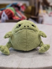 Authentic Jellycat Ricky Rain Frog Medium BNWT HTF NEW Green Grumpy Plush