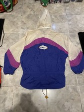 Nike 90s Windbreaker Women s M Hood Embroidered Logo Vintage