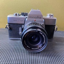 Minolta SR-T101 35mm Film Camera Wide Angle F2.8 Working Tested From Japan