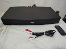 Bose Solo TV Sound System Speaker Model 410376 with Remote and Cables. Tested