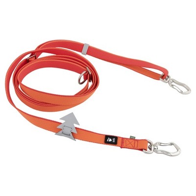 Hurtta Hundeleine Multi-Long Leash II strawberry rot Flexibel Multifunktional