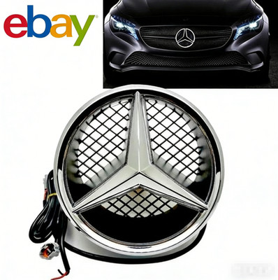 Front Grill Emblem Star Led Light Badge Fit MercedesBenz W204 A ML C230 US STOCK