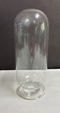 Antique Apothecary Blown Glass Inverted Globe Specimen Jar BIM Rolled Lip 9 1/4"